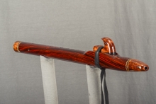 Cocobolo Native American Flute, Minor, Mid A-4, #L28F (3)